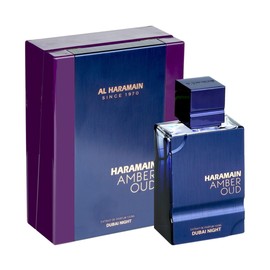 Al Haramain Amber Oud Dubai Night Edition for Unisex - Arabian Perfume for Women & Men - Woody Fragrance with Saffron, Bergamot, Agarwood, Amber - Arabic Perfume - Extrait De Parfum - 3.4 oz EDP Spray