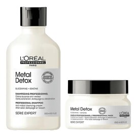 L Oréal Metal Detox Kit Shampoo 300ml + Mascarilla 250ml