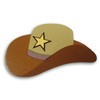 MPD Wood Painted Cutout Shape (Cowboy Hat)