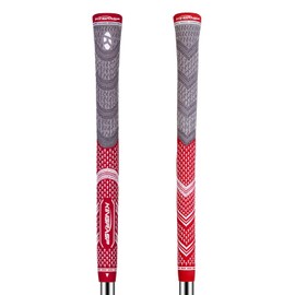 KINGRASP Premium Rubber Golf Grips 13 Pack, Anti-Slip，Super Stability,Cord Rubber, Golf Club Grips,Standard/MidSize/Oversize,13 Grips with All Kits