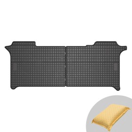 FROGUM EL Toro Rubber Mats All Year Round Set of Car Floor Mats for Man TGE from 2017, for Volkswagen Crafter II from 2016 | Durable Rubber Material | 1.5 cm Protective Edge
