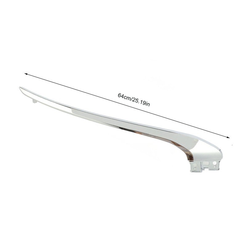 Front Bumper Upper Molding Trim Chrome Stylish Replacement for Mitsubishi