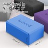 Vivva Yoga Foam Block Pack Anti-Slip Supportive High Density Durable