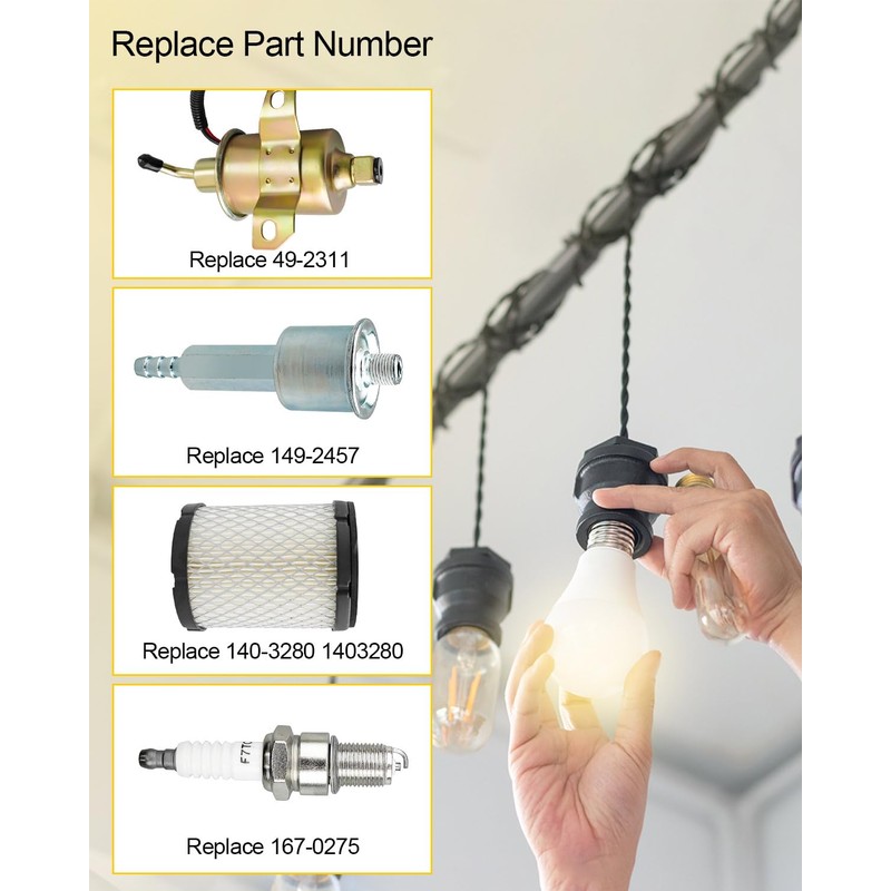 Replace 149-2311 Fuel Pump Tune Up Kit Fits for Onan