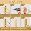 4pcs Foldable Wall Hook for Hanging,Heavy Duty Coat Hooks of