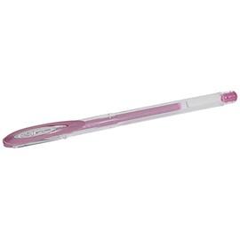 uni-ball Signo UM120NM Gel Ink Rollerball Pen Medium 0.7 mm Pink Metal