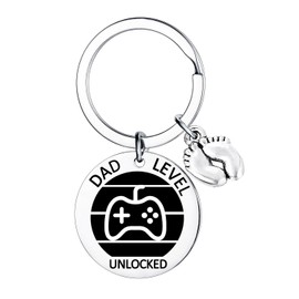 Tihnvk New Dad Gifts Daddy to Be Keyring Announce Pregnancy Gifts for Dad First Father’s Day Presents Unlocked Keychain