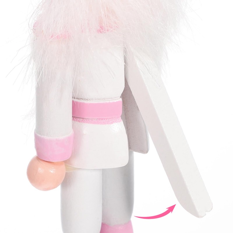 VALICLUD 5pcs Christmas Nutcracker Ornaments Mini Nutcracker Soldier Figures Wooden