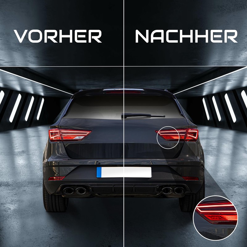 Rear Lights Film Sticker Finest Folia Set Left & Right