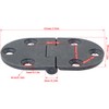 FMHXG 2PCS Flat Fold Table Hinge Set Folding Furniture Hardware