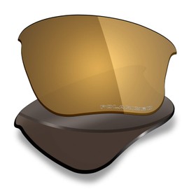 Mryok Replacement Lenses for Oakley Flak Jacket XLJ - Options, Anti-seawater corrosion polarised - bronze gold
