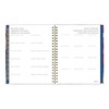 Blueline® 2026 Midnight Floral Weekly/Monthly Planner, 12 Months, January to