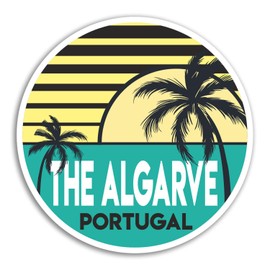 2 x 10cm Algarve Portugal Vinyl Stickers - Travel Sticker Laptop Luggage #18624 (10cm Wide)