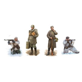 Dragon Models Battle of Kharkov 1943" Model Kit, 4 Figures Set, 1/35 Scale