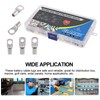 Glarks 65Pcs Assorted Heavy Duty Wire Lugs Battery Cable Tinned