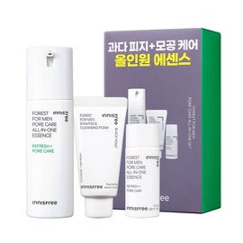 Innisfree Forest for Men Pore Care All-in-One Essence 100mL Special Set / 이니스프리 포레스트 포맨 포어 케어 올인원 에센스 100mL 기획 세트
