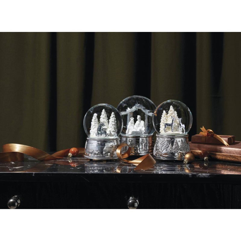 Reed & Barton 867074 North Pole Bound Musical Snow Globe,