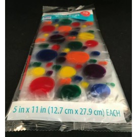 Way To Celebrate! - Treat Bags with Twist Ties - Multi Dot - 20 Bags