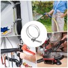 M METERXITY 6pcs Double Wire Hose Clamp 45-50mm 304 Stainless