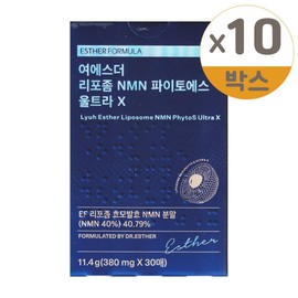 Esther Formula Yeo Esther Liposome NMN Phyto-S Ultra / 에스더포뮬러 여에스더 리포좀 NMN 파이토에스 울트라 X 380mg x 30매 10개