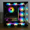 6pcs Computer Case Fan 120mm Ultra Quiet Adjustable Color RGB