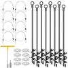 hannger 8 Pcs 30" Ground Anchors Shed Anchors Kit Heavy