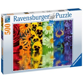 Ravensburger 16446 Floral Reflections 500 Piece Puzzle for Adults - Every Piece is Unique, Softclick Technology Means Pieces Fit Together Perfectly