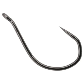 Owner American Barbless No Escape Hook, Black Chrome, 4