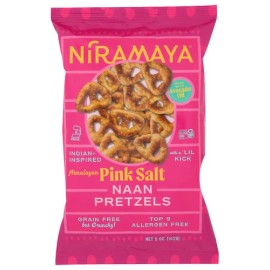 Niramaya Pretzels Humbly Pink Salt 5 oz (Pack of 12)