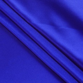 MDS Pack of 50 Yard Charmeuse Satin Fabric for Wedding Arch Drapery Panel Party Event Banquet Decoration Home Curtain Dress DIY Crafts Costumes Apparel Bridal Silky Sateen 44" Wide - Royal Blue