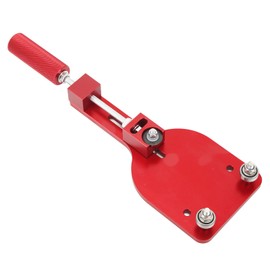 Oil Filter Cutter, Oil Filter Cutting Tool for Filter Cutting Range 2-3/8 to 5, Zinc Alloy Oil Filter Cutting Replace Tool with Anti Slip Handle, with Oil Filter Wrenches (Red)