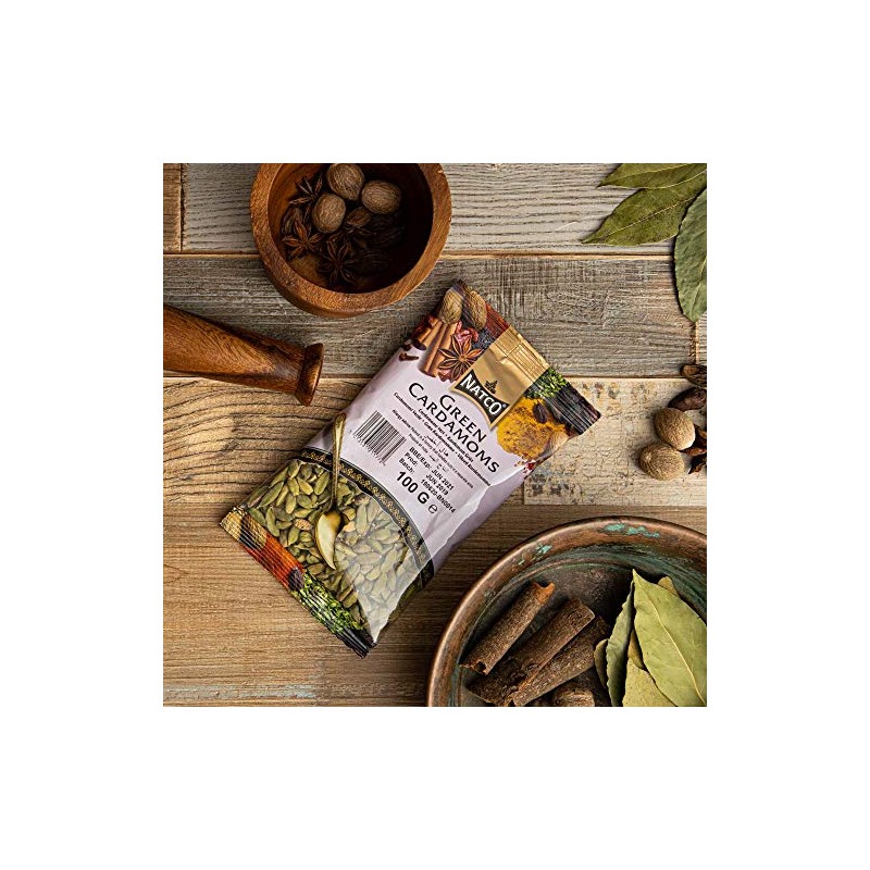 Natco Foods Whole Green Cardamom 100g - Chilli Wizards