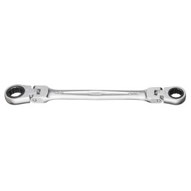 TONE RMFWB-1416 Double Neck Swing Ratchet Glasses Wrench Double Sided Width 7/16 x 1/2 Inch