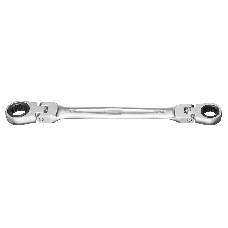 TONE RMFWB-1416 Double Neck Swing Ratchet Glasses Wrench Double Sided