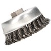 KOTARBAU® Pot Wire Brush 100 mm with M14 Thread Braided