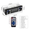 Yolispa Autoradio, Bluetooth Autoradio mit USB/SD/AUX-Anschluss, 4 x 60 W