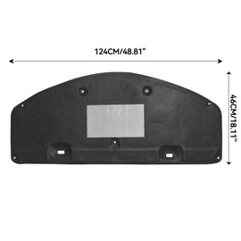 Sound Insulation Pads for Toyota Camry 2012-2014 Front Hood Engine Insulation Pad Bonnet Black Soundproof Cover Thermal Heat Shield Mat
