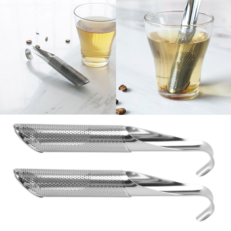2 Pcs Stainless Steel Tea Diffuser Rust Resistant Hangable Reusable