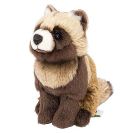 [COLORATA] Carolata Hondo Raccoon Dog Plush Toy (Real Animal Baby/Gentle Texture), Realistic Raccoon Dog, Animal, Baby Toy, Doll, Gift, Birthday (2 Meters Readed)