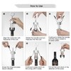 Wine Opener, Premium Wing Corkscrew Wine Bottle Opener with Multifunctional