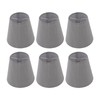 6 Pcs Cloth Lamp Shade Good Light Transmission E14 Candle