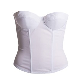 Simple Bustier Bridal Inner Wedding Dress Bride Bride Wedding, off white, C75