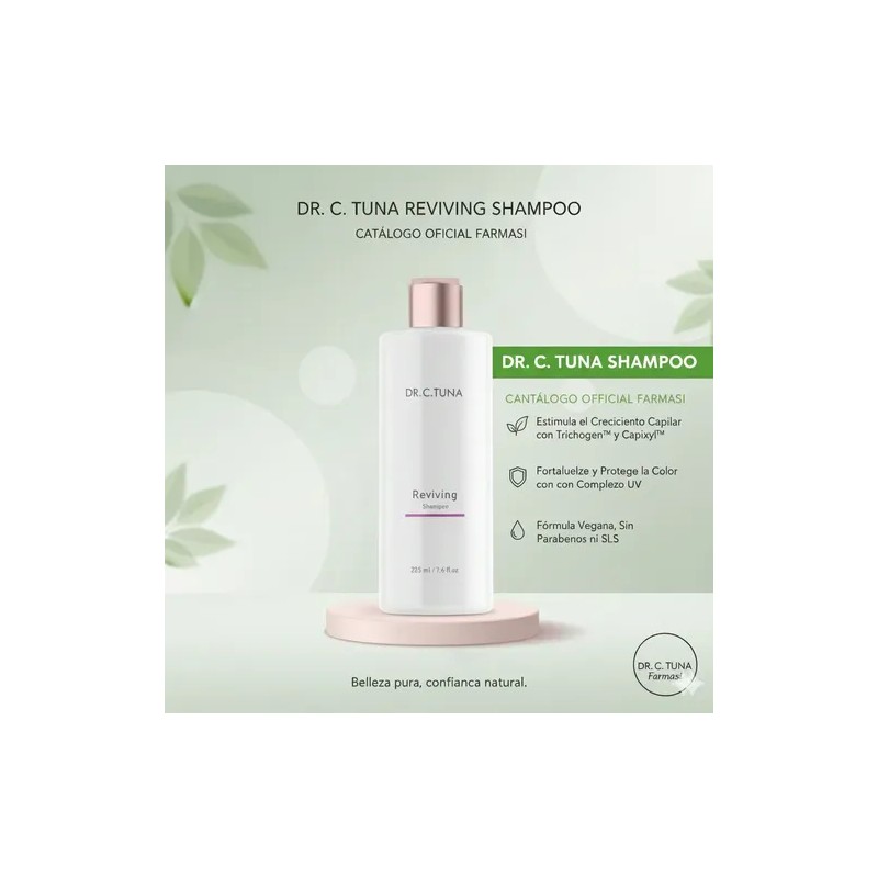 Shampoo Reviving Kit De 3 Pzsdr. C Tunafarmasi 225ml Cu