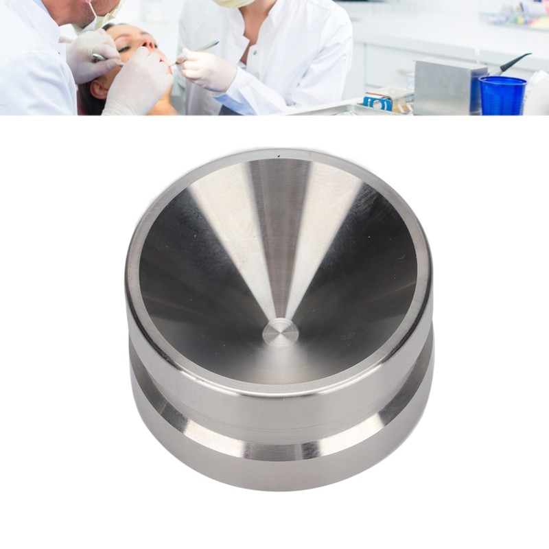 Dental Bone Meal Cup Stainless Steel Matte Uncoated Sturdy Anti