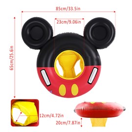 Inflatable Swimming Ring Police Car, XiXiRan Swimming Ring for Children, Swimming Aid for Children, Baby Swimming Ring Car, Swimming Circle for Children, Inflatable Swimming Hoop, Children's Swimming