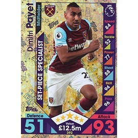 Topps Match Attax 2016/2017 Dimitri Payet (West Ham United) Set-Piece Specialist 16/17 Trading Card