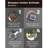 Verseth - Shampoo en barra: Carbón Activado, anticaspa y limpieza