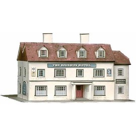 B33 Superquick Railway Hotel - 1/72 OO/HO - Card Model Kit by Superquick
