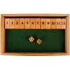 Shut The Box 2-6 Players Dice Game Wooden Board Games