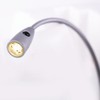 Heitronic LED-Nachttischlampe 1.5W Warm- white Berta 27745 silver